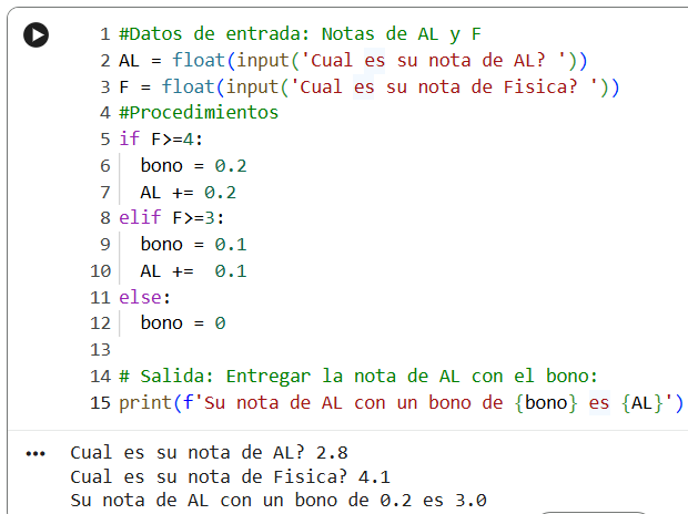 programa condicional